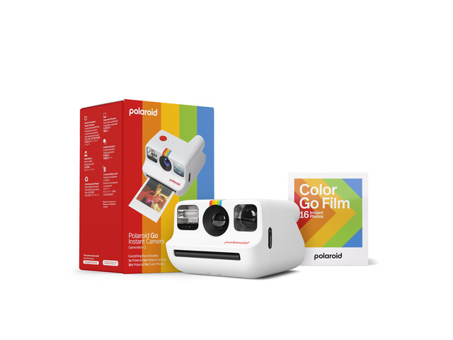 Go Generation 2 - Mini Instant Camera + Film Bundle (16 Photos Included) - White (6282)
