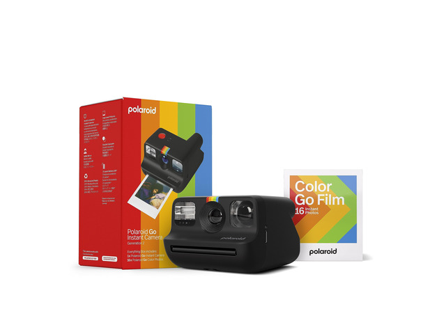 Go Generation 2 - Mini Instant Camera + Film Bundle (16 Photos Included) - Black (6280)