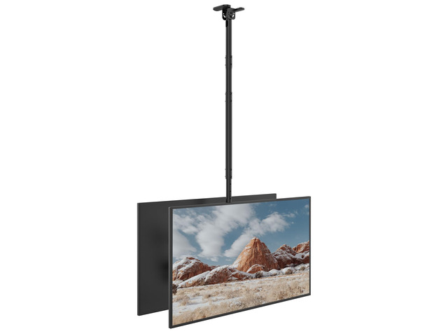 Back to Back Dual Ceiling TV Mount for 43-86' TVs, 88 lbs Per Screen Heavy Duty Hanging Ceiling Mount TV Bracket, Full Motion with Height...