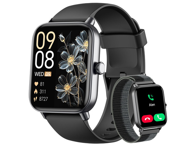 Smart Watches for Women Men, Alexa Smart Watch for Android Phones/iPhones Fitness Watch with Heart Rate/SpO2/Step/Sleep Tracker, Android Smart...