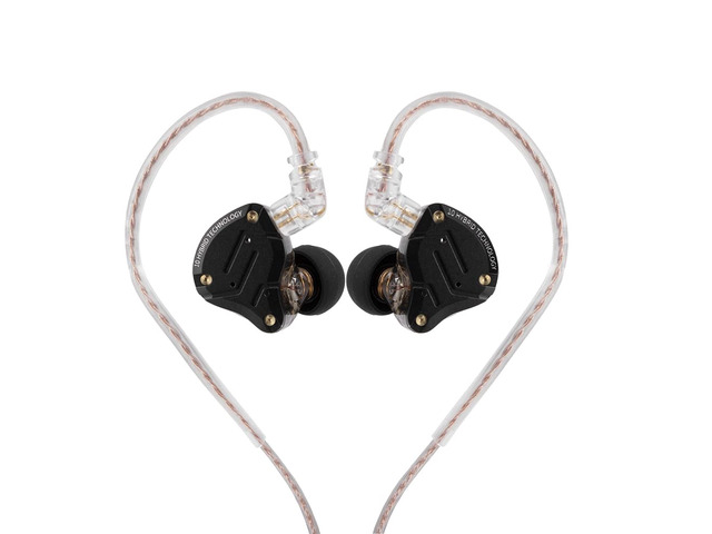 KZ ZS10 Pro, 4BA+1DD 5 Driver in Ear Monitor, HiFi Wired Earbuds, Gaming Earbuds, Hybrid IEM Earphones with Stainless Steel Faceplate, Detachable...