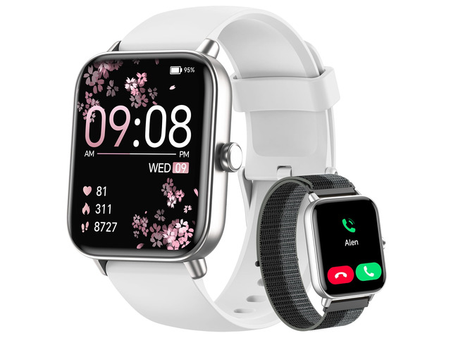 Smart Watch for Android Phones & iPhones, 120+ Sport Modes Fitness Watch Make/Answer Calls, 1.85' Fitness Trackers for Women Men with...