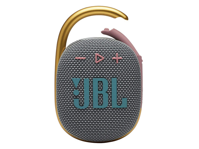 Clip 4 - Portable Mini Bluetooth Speaker, big audio and punchy bass, integrated carabiner, IP67 waterproof and dustproof, 10 hours of playtime,...