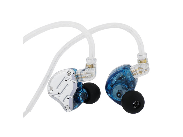 KZ ZS10 Pro, 4BA+1DD 5 Driver in Ear Monitor, HiFi Wired Earbuds, Gaming Earbuds, Hybrid IEM Earphones with Stainless Steel Faceplate, Detachable...
