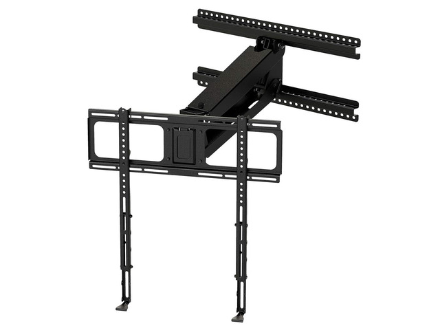 MM340 Above Fireplace Pull Down TV Mount- Televisions 44' to 80' Up to 90 lbs - Safe Auto-Adjusting TV Mounts - Patented Motion Stops, Handles,...