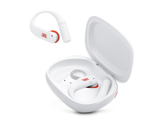 Endurance Peak 4 - Cancelling Sport Earbuds - White Adaptive Noise Cancelling with Smart Ambient, IP68 water and dust proof, Secure fit with...