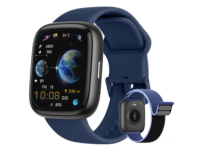 Smart Watch for Women Men, 2026 Upgrade Smartwatch [2 Bands, 44mm case], 1.83' Fitness Tracker Watch Alexa Built-in, Make/Answer Call, HR Sleep...
