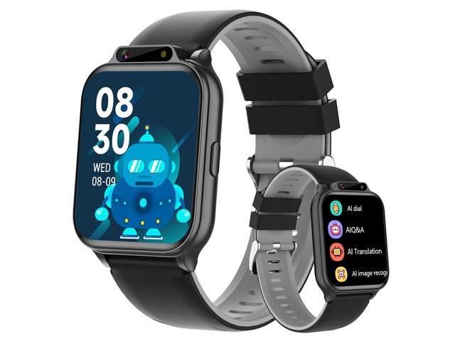 1.85' Kids Watch, AI(Translation/Q & A/Watch Face/Image Recognition)Smartwatches with Heart Rate,Sleep Monitor,Video Music Pedometer,NO APP/Phone,...