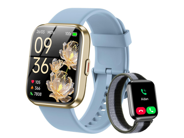 Smart Watch (Android & iPhones), 1.83' HD Alexa Built-in Smart Wacthes for Women Men With Heart Rate Monitor, Sleep/Step Tracker, 120+ Sport Modes...