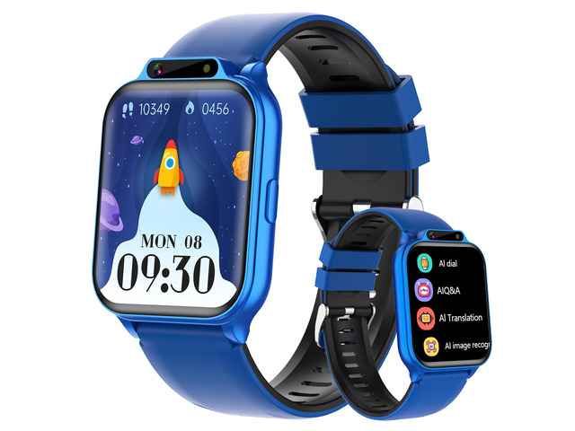 1.85' Kids Watch, AI(Translation/Q & A/Watch Face/Image Recognition)Smartwatches with Heart Rate,Sleep Monitor,Video Music Pedometer,NO APP/Phone,...