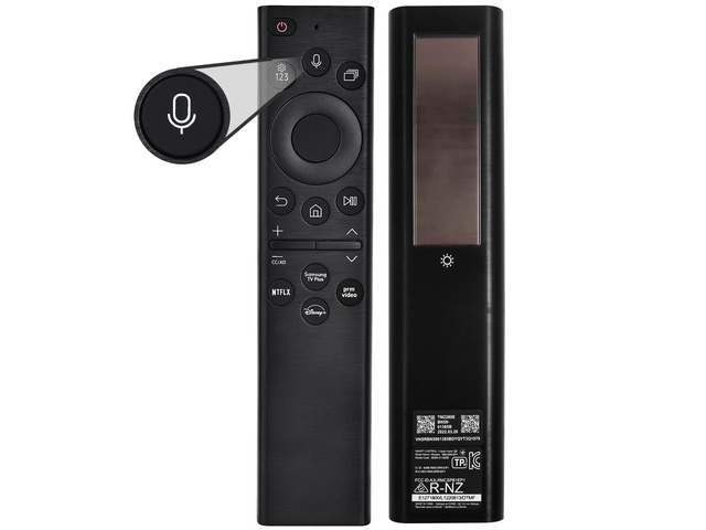 Replacement Voice Remote for Samsung Smart TV,BN59-01385A(Solar Version) for 2019-2026 Smasung UHD QLED The Frame NEO QLED 4K 8K Smart TV with...