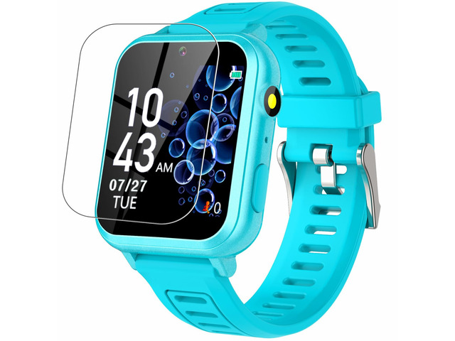 Kids Smart Watch Girls Gifts for Age 5-12, 24 Puzzle Games HD Touch Screen Watches with Video Camera Music Player Pedometer Flashlight 12/24 hr...