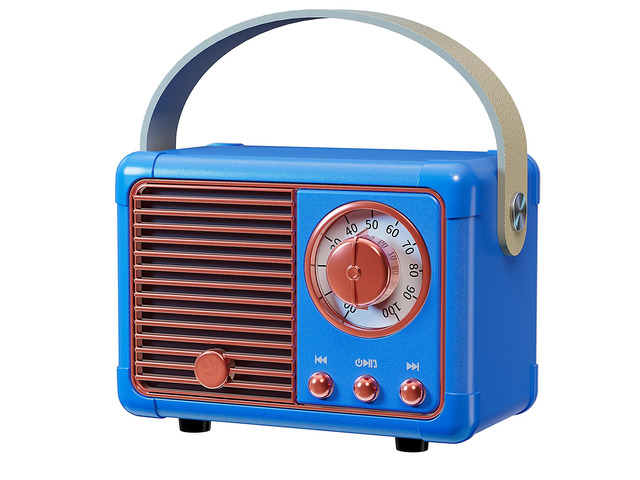 Retro Bluetooth Speaker,Vintage Decor,Mini Gift for Women Girl Teens Wireless Bluetooth Speaker Cute Old Fashion Style for Kitchen Desk Bedroom...