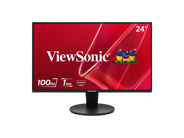 VS2447M 24 Inch 1080p Computer Monitor, 100Hz LED Display AMD FreeSync, HDMI, VGA, Eye Care, Thin Bezels, Gaming, Laptop, PC, Mac, Anti Glare, 4ms...