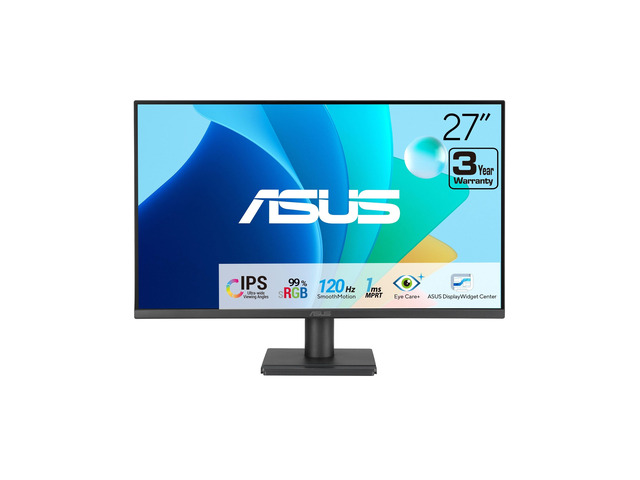 VA279HG 27 Inch 1080P 120Hz Eye Care Gaming Monitor, HDMI, VGA IPS, Full HD, 99% sRGB, Frameless, 1ms, Adaptive-Sync, Low Blue Light, Flicker Free,...