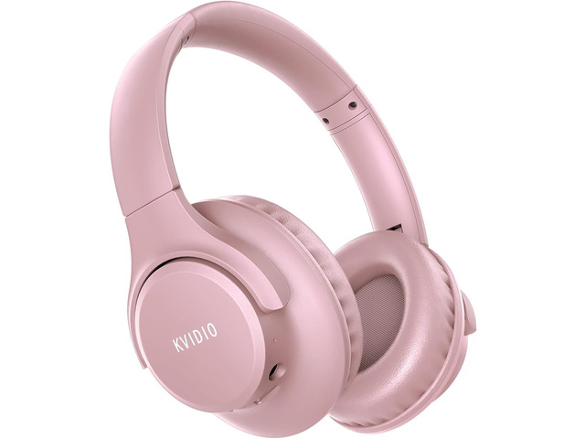 Bluetooth Headphones Wireless Over Ear Headsets 65H Playtime Deep Bass, HiFi Stereo, Bluetooth 6.0, Microphone, Comfortable Fit, Foldable,...