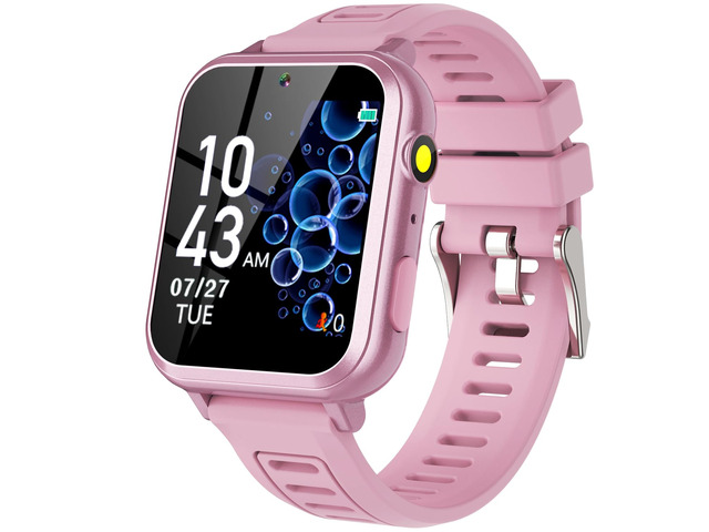 Smart Watch for Kids with 39 Games HD Touch Touchscreen Alarm Clock Camera Music Player Pedometer Flashlight 12/24 hr Video & Audio Recording, Toys...