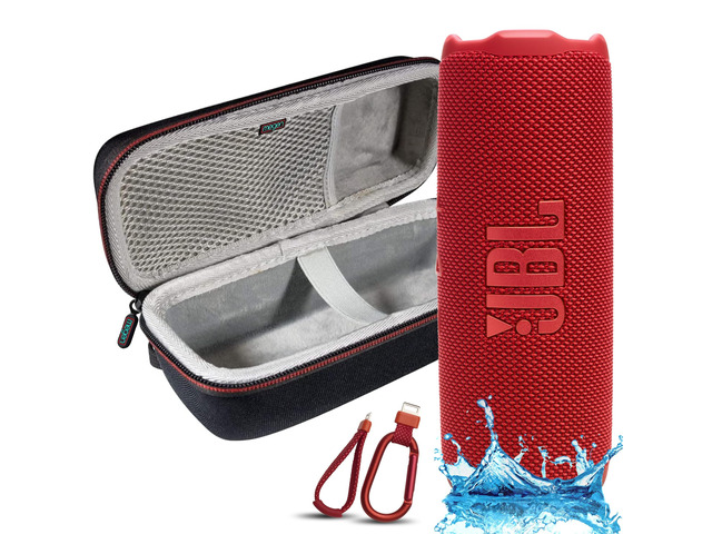 Flip 7 Portable Bluetooth Speaker, IP68 Waterproof, Dustproof, Drop-Proof, PushLock System, AI Sound Boost, 16H Battery, Megen Hardshel Protection...