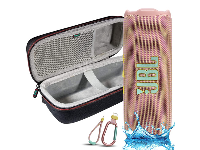 Flip 7 Portable Bluetooth Speaker, IP68 Waterproof, Dustproof, Drop-Proof, PushLock System, AI Sound Boost, 16H Battery, Megen Hardshel Protection...