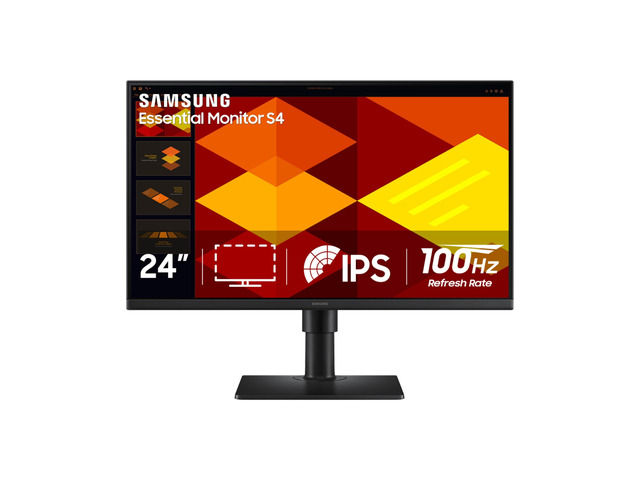 24 (S40GD) Borderless Business Monitor with IPS Panel 100Hz Refresh Rate, Eye Saver Mode, Ergonomic Design, Game Picture Mode, LS24D408GANXGO
