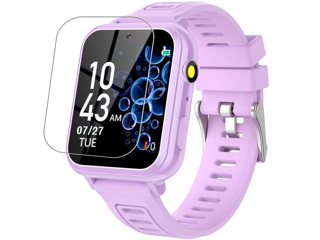 Kids Smart Watch Girls Gifts for Age 5-12 39 Puzzle Games HD Touch Screen Watches with Video Camera Music Player Pedometer Flashlight 12/24 hr...