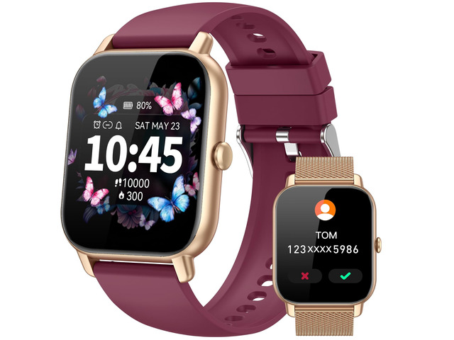 Smart Watches for Men Women, Fitness Tracker with Activity Counter/ Sleep Monitor, IP68 Waterproof Smart Watch for Android iPhone iOS Compatible...