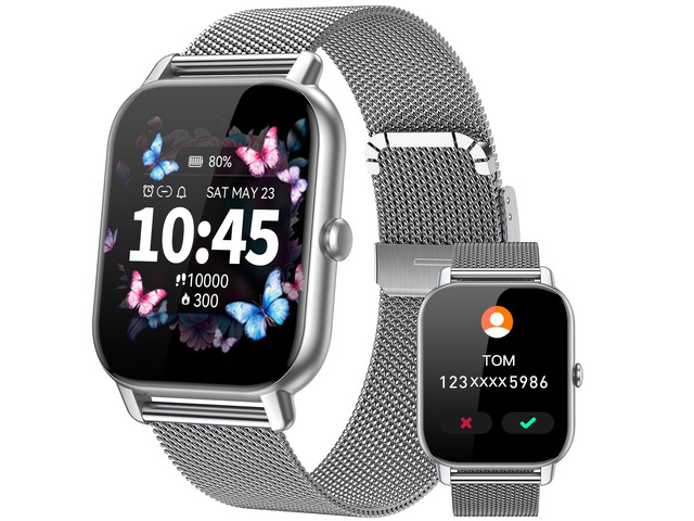Smart Watches for Men Women, Fitness Tracker with Activity Counter/ Sleep Monitor, IP68 Waterproof Smart Watch for Android iPhone iOS Compatible...