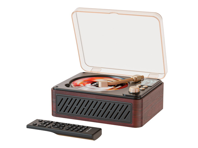 Retro CD Player Portable Bluetooth CD Players for Home LCD Screen Display,Bluetooth Out,SPDIF,USB,AUX,FM Radio,Timer Sleep