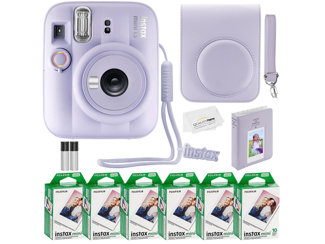 Instax Mini 13 Instant Camera 60 Films and Accessories (Dreamy Purple)