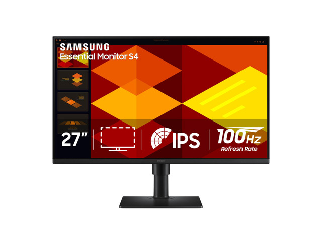 27 (S40GD) Borderless Business Monitor with IPS Panel 100Hz Refresh Rate, Eye Saver Mode, Ergonomic Design, Game Picture Mode, LS27D402GANXGO