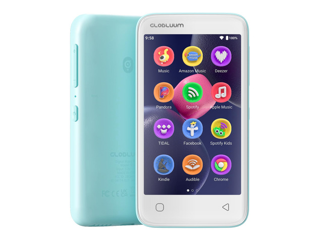 96GB MP3 Player with Bluetooth 5.0 and WiFi, Music Player with Spotify, Audible, Pandora, Libby, Spotify Kids, 4' Touchscreen Android MP4 Player...