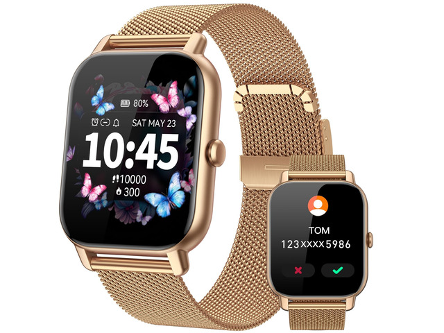 Smart Watches for Men Women, Fitness Tracker with Activity Counter/ Sleep Monitor, IP68 Waterproof Smart Watch for Android iPhone iOS Compatible...