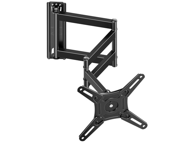 Full Motion TV Wall Mount for Most 13-42 inch TVs, 21.7'' Long Extension Articulating Arm with Swivel Tilt Rotation, Corner TV Mount Wall Bracket...