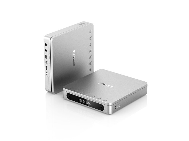 DM13 Multifunctional Portable Stereo CD Player with Long-Lasting Battery, Supports USB Ripping, Optical/coaxial/3.5mm/4.4mm outputs (Silver Bluetooth)