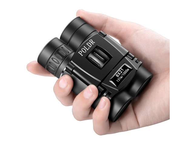 8x21 Small Compact Binoculars for Adults, Travel Hiking Essentials Mini Pocket, Foldable, Lightweight, BAK4 FMC Optics for Bird Watching Concert...