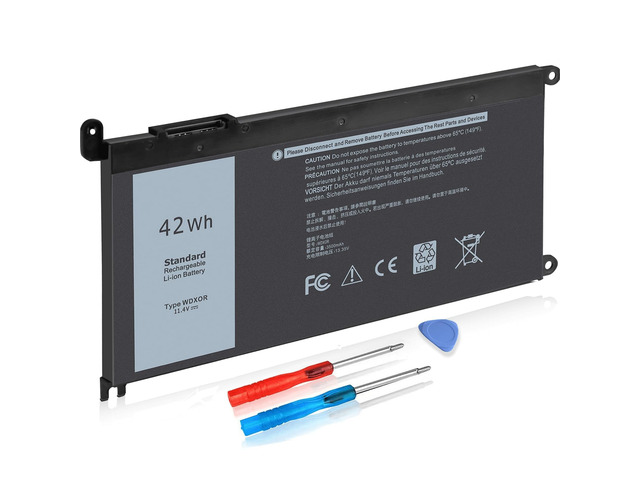 42Wh WDX0R Laptop Battery for Dell Inspiron 15 7579 7569 5578 5565 5567 5568 5570 5775 5579 7560 7570,13 5378 5368 7375 7368 7378,17 5765 5767 5770...