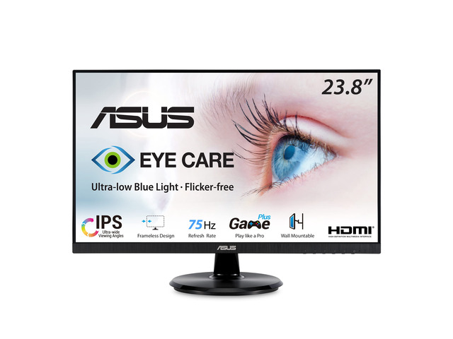 VA24DQ 24 Inch 1080P Computer Monitor, HDMI, DisplayPort, VGA, Speaker IPS, Full HD, Adaptive-Sync/FreeSync, Eye Care, Low Blue Light, Frameless,...