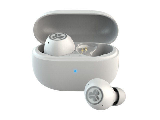 Go Pop ANC True Wireless Earbuds with Dual Connect, White 24+ hours of autonomy, IP55 sweatproof, microphone, clear calls and multipoint connection
