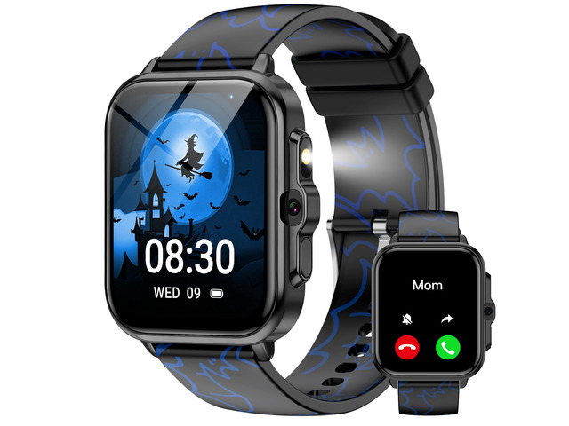 Smart Watch for Kids Boys Age 5-12, Ai Functions Games HD Touch Screen Watches with Video Camera Music Player Pedometer Heart Rate Sleep Tracker...