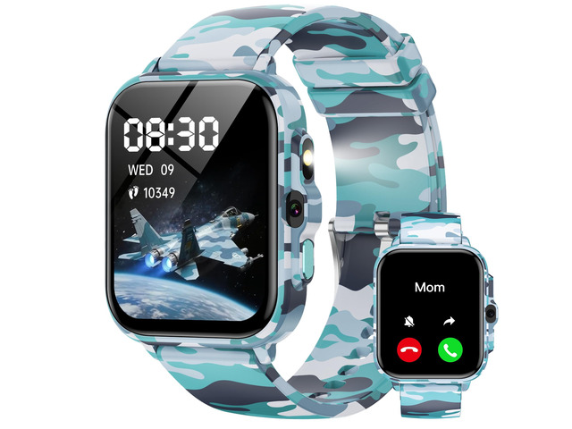 Smart Watch for Kids Boys Age 5-12, Ai Functions Games HD Touch Screen Watches with Video Camera Music Player Pedometer Heart Rate Sleep Tracker...