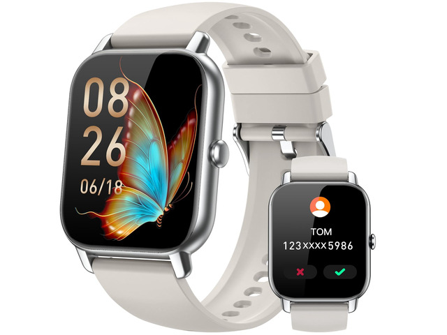 Smart Watches for Men Women, Fitness Tracker with Activity Counter/Sleep Monitor, IP68 Waterproof Smart Watch for Android iPhone iOS Compatible...