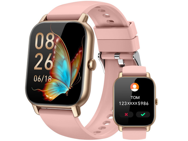 Smart Watches for Men Women, Fitness Tracker with Activity Counter/Sleep Monitor, IP68 Waterproof Smart Watch for Android iPhone iOS Compatible...