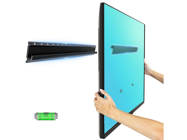 No Stud TV Wall Mount for 12-55 inch TVs, No Drill TV Mount Studless TV Mount up to 100 lbs, Low Profile, Easy to Install for Bedroom Living Room,...