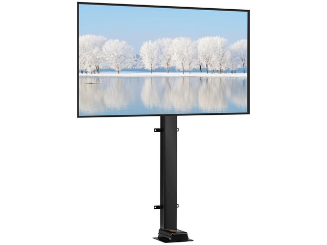 Motorized TV Lift Stroke Length 35 Inches Motorized TV Mount Fit for 37-65 Inch TV Lift with Remote Control Height Adjustable 28.7-64.2 Inch,Load...