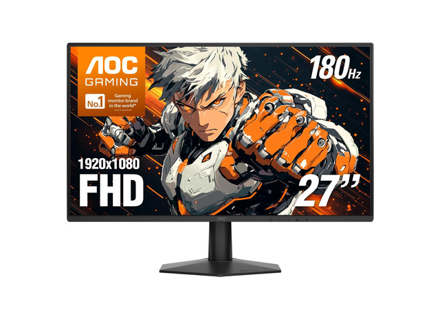 27 Inch Gaming Monitor FHD 180Hz Fast IPS 0.5ms HDR, 27G51F2 1920x1080 Computer Monitor, Adaptive-Sync, LED, Audio Earphone out, VESA Mount,...