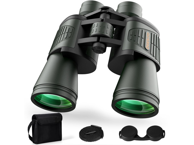 20x52 Binoculars for Adults High Powered - Green HD Vision, Large View, BAK4 Porro Prism, Professional for Bird Watching, Cruise Ship, Hunting,...