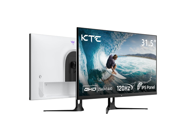 32 Inch 2K Computer Monitor, 1440P 120Hz Monitor, IPS with HDR, H32D6 2560x1440 PC Monitors 100Hz, Adaptive Sync, 109%sRGB, HDMI Display Port, Eye...