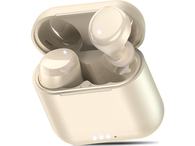 T6 Wireless Earbuds Bluetooth 5.3 Stereo Sound in Ear Headphones OrigX Stereo Deep Bass, 50H Playtime, Lighter Ear buds, IPX8 Waterproof, wireless...