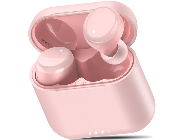T6 Wireless Earbuds Bluetooth 5.3 Stereo Sound in Ear Headphones OrigX Stereo Deep Bass, 50H Playtime, Lighter Ear buds, IPX8 Waterproof, wireless...