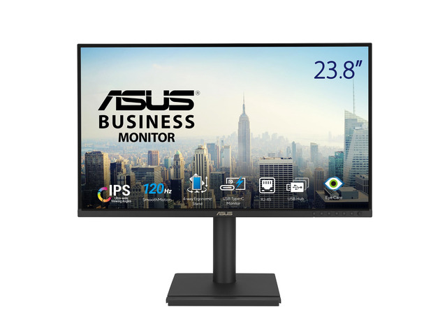BE249CGN 24 Inch 1080P 120Hz Computer Monitor, USB-C 96W, HDMI, RJ45 IPS, FHD 120Hz, Frameless, RJ45, Speakers, Height Adjustable, DisplayPort...
